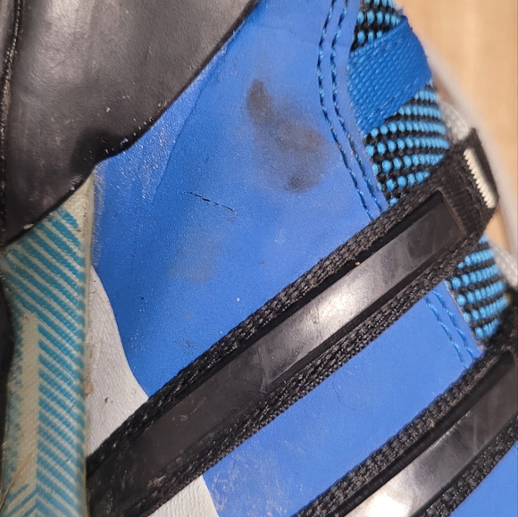 Adidas Terrex Solo Traxion Black/ Blue Climbing Shoes Size 9 - Picture 8 of 9